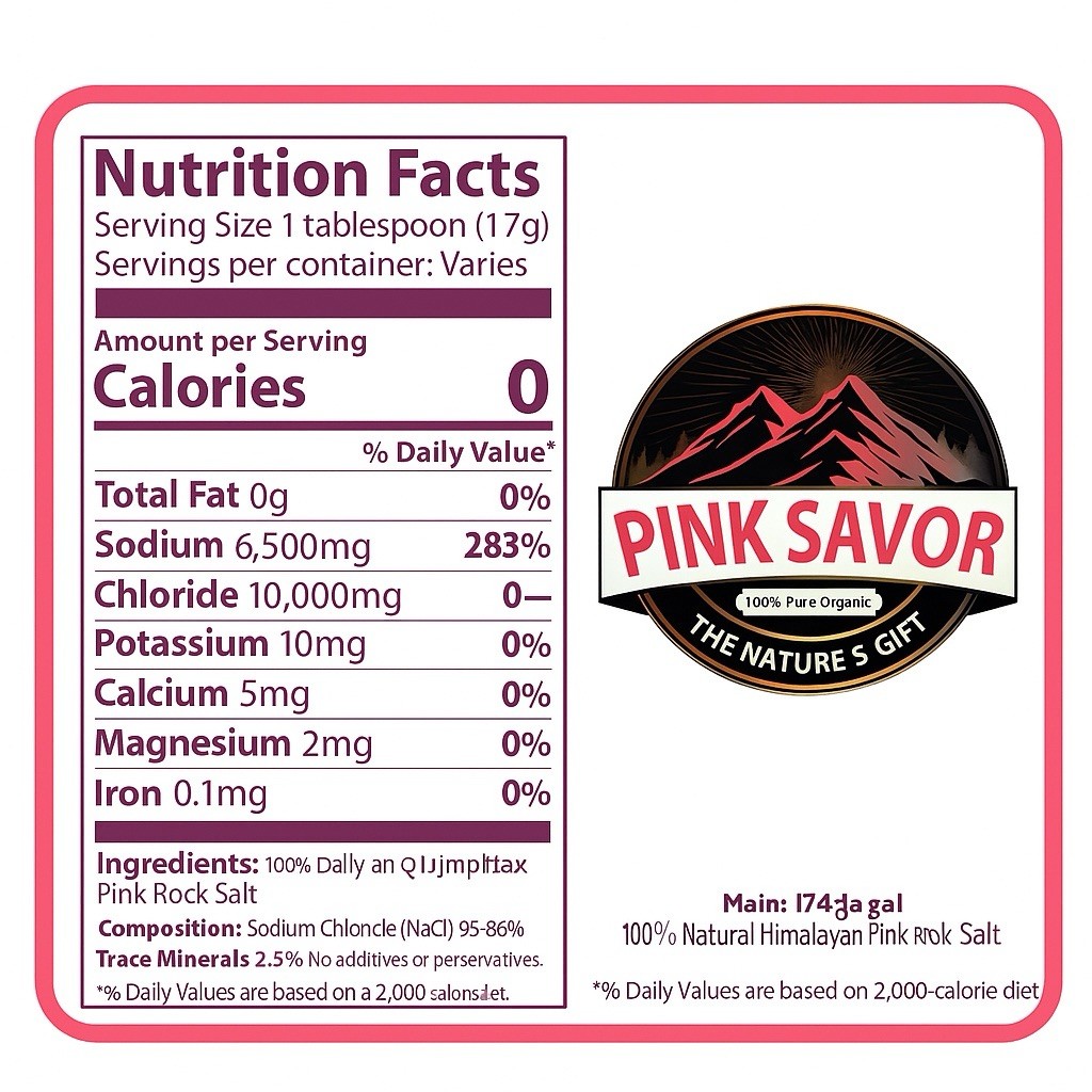 Himalayan Pink Salt Fine Grain 1.7 lb For Cooking and Seasoning FDA Certified