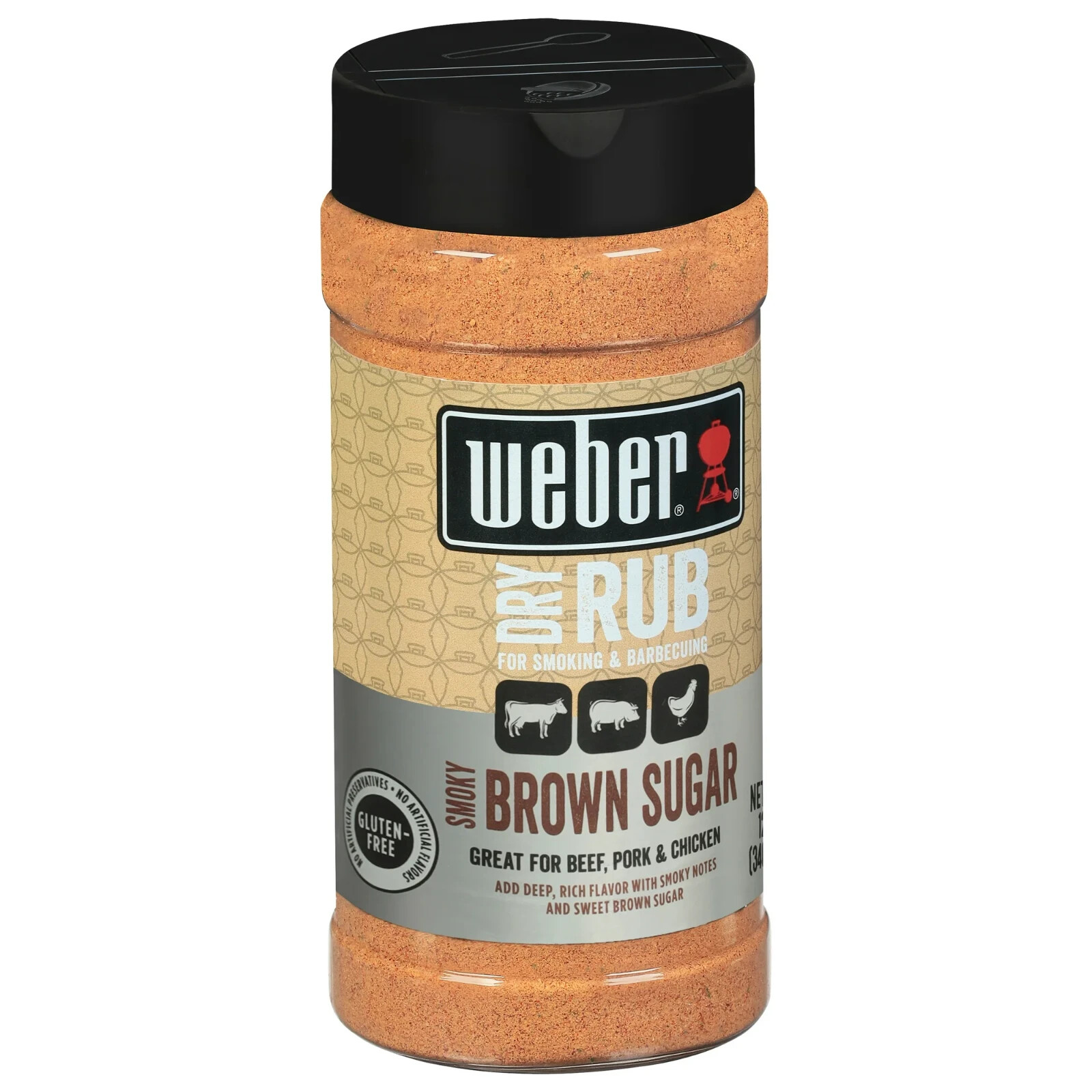 Weber Smoky Brown Sugar Dry Rub 5-Pack (12 oz ) Perfect for Beef, Pork & Chicken