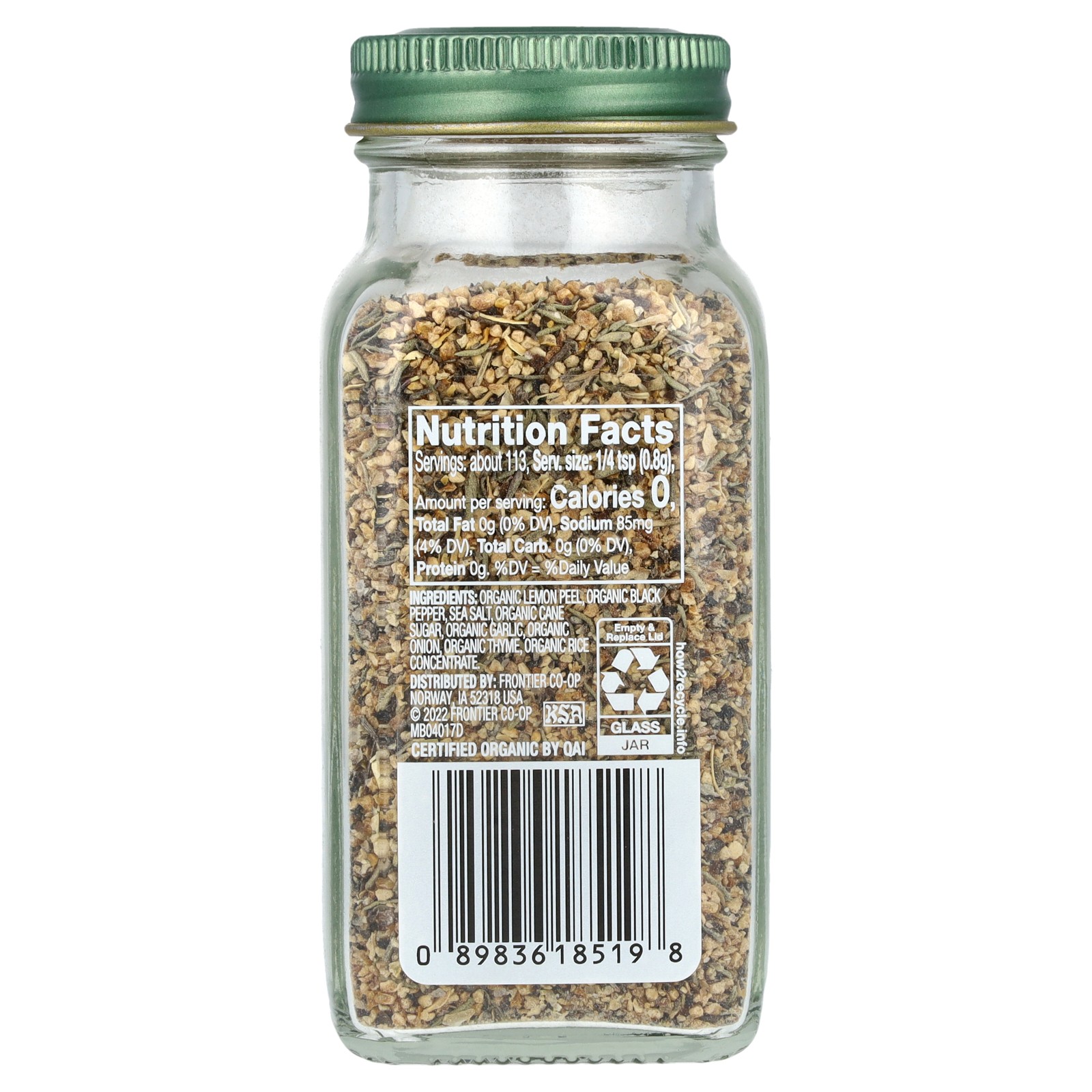 Lemon Pepper, 3.17 oz (90 g)