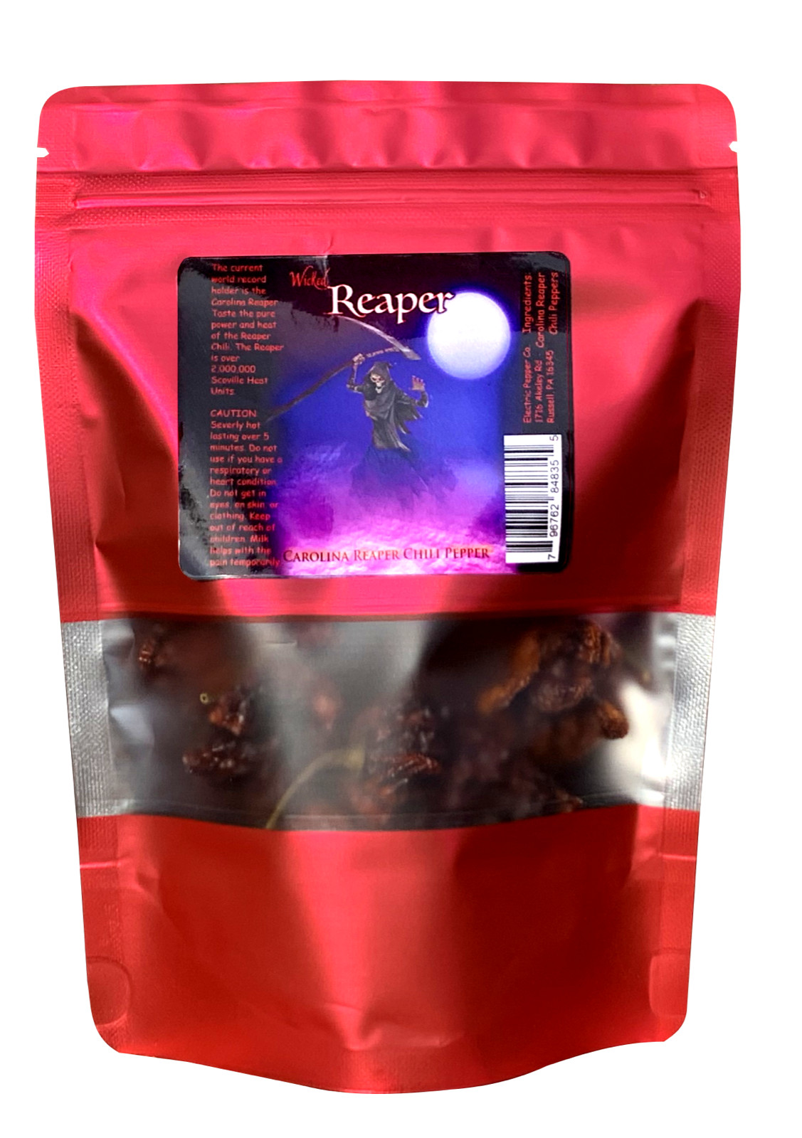 Wicked Carolina Reaper Chili Peppers 10 Whole Dried Plus 2 Free World’s Hottest