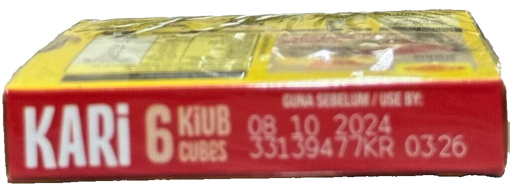 Maggi Seasoning Curry Stock Cubes 60g x 6 Cubes – 5 Boxes