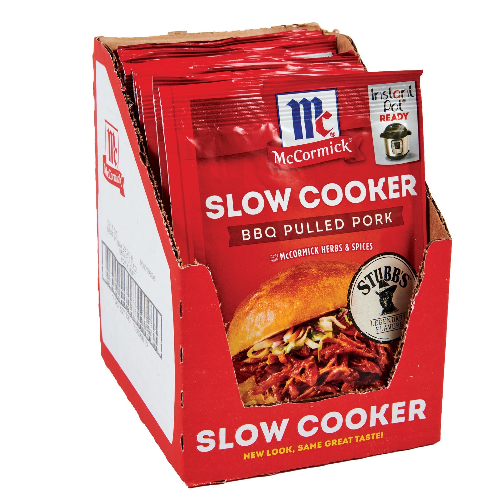McCormick Slow Cooker BBQ Pulled Pork Seasoning Mix, 1.6 oz Pack of 12