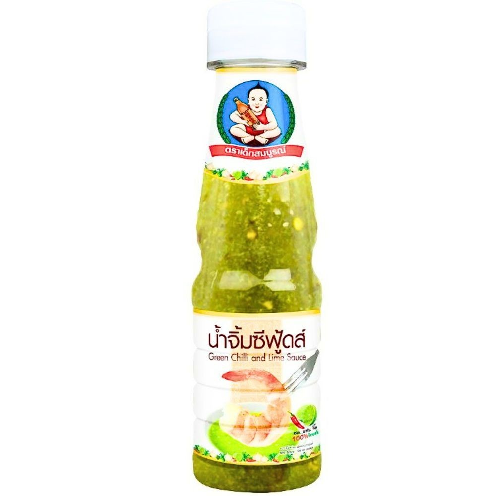 165g x 4 Dek Som Boon Healthy Boy Seafood Dipping Sauce Thai Chili Lime Sour
