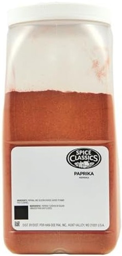 Spice Classics Paprika, 4.5 lb – One 4.5 Pound Container of Bulk Paprika Powd…