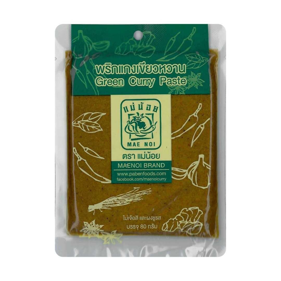 Green Curry Paste Thai Chili Paste Cooking Original Thai Food 80g. 500g.