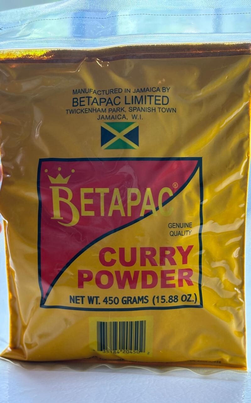 Jamaican Betapac Curry Powder 450g – Tariffs are paid by us for USA