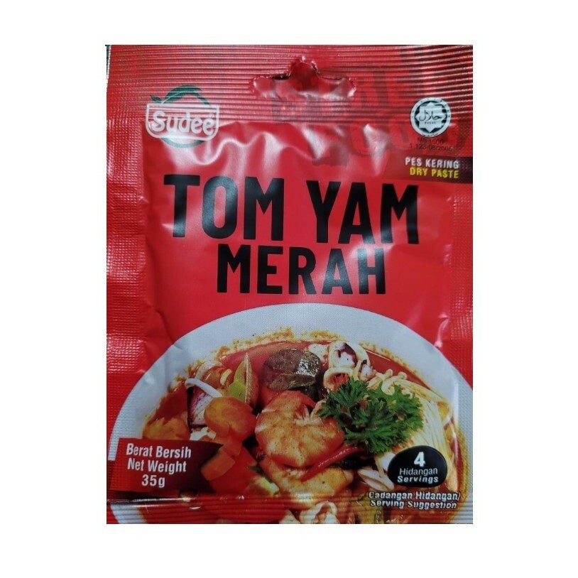 10 packs Red Tomyam Dry Paste 30g – 100% Delicious And Easy To Cook