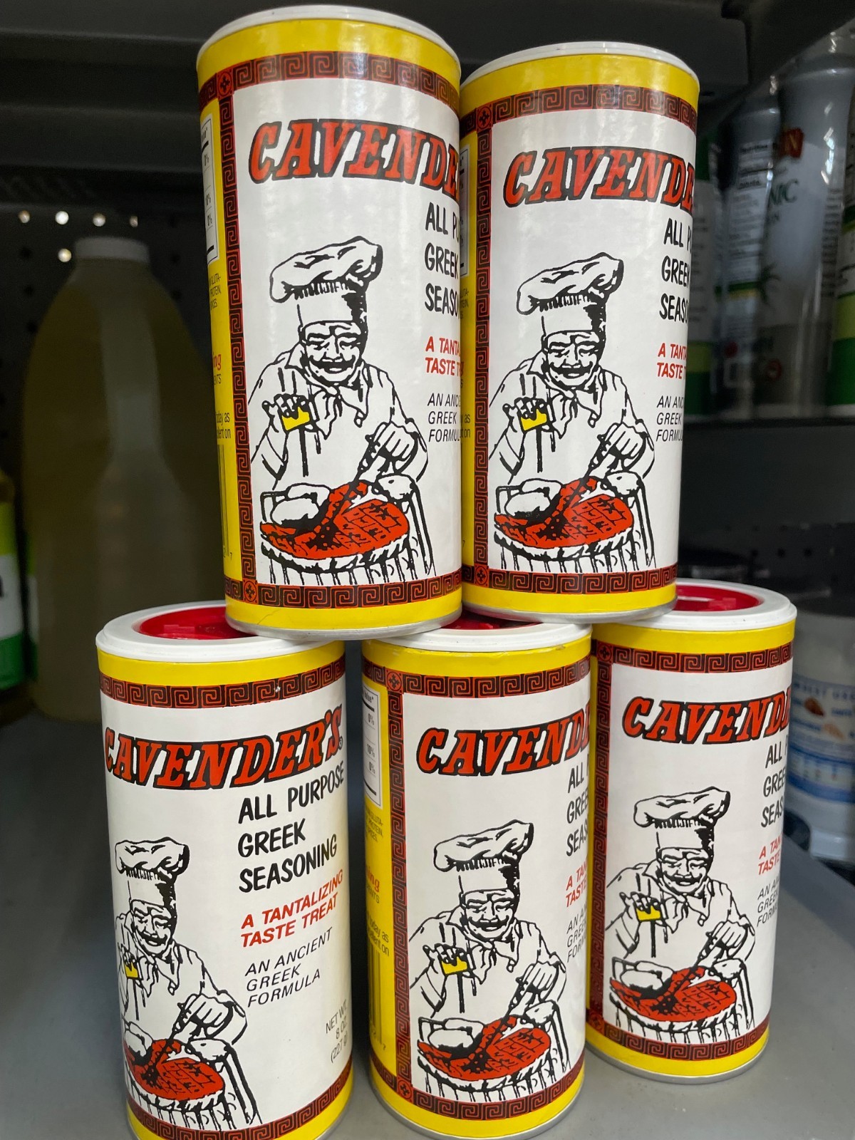5 Pack Cavender’s All Purpose Greek Seasoning 8 oz Shaker | Greek Spice Blend
