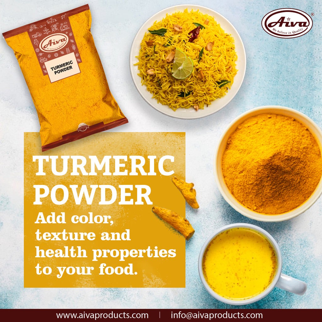 Aiva Turmeric Ground (Haldi) 5 LB | Turmeric Root Powder