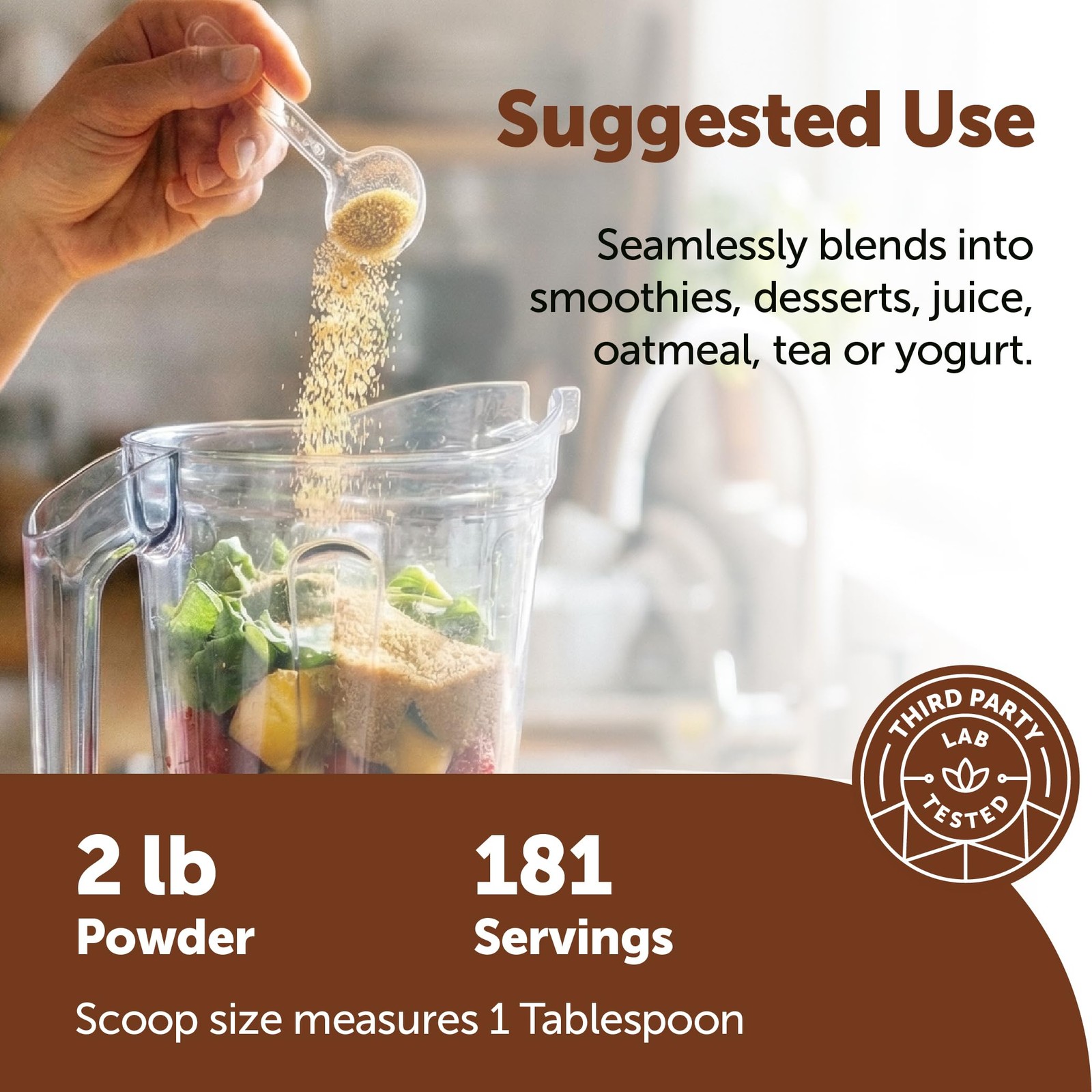 Organic Ginger powder, 2lbs (32oz) | Premium Source for 2 Pound (Pack of 1)