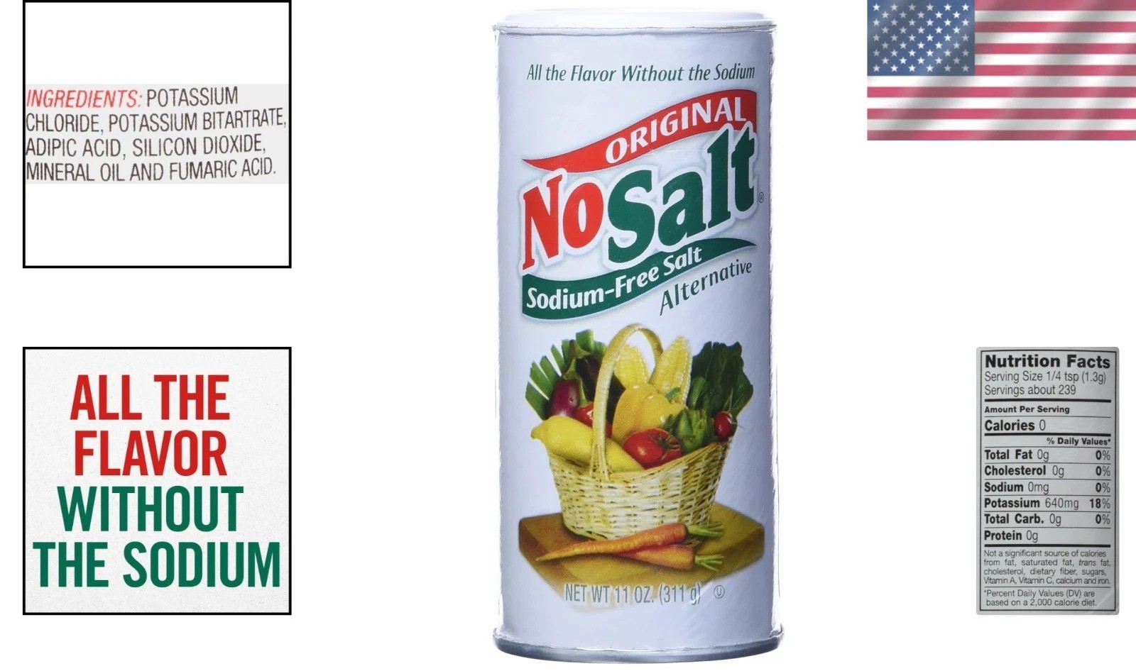 Sodium-Free Salt Alternative, 132 Oz – Flavorful, Sodium-Free Cooking