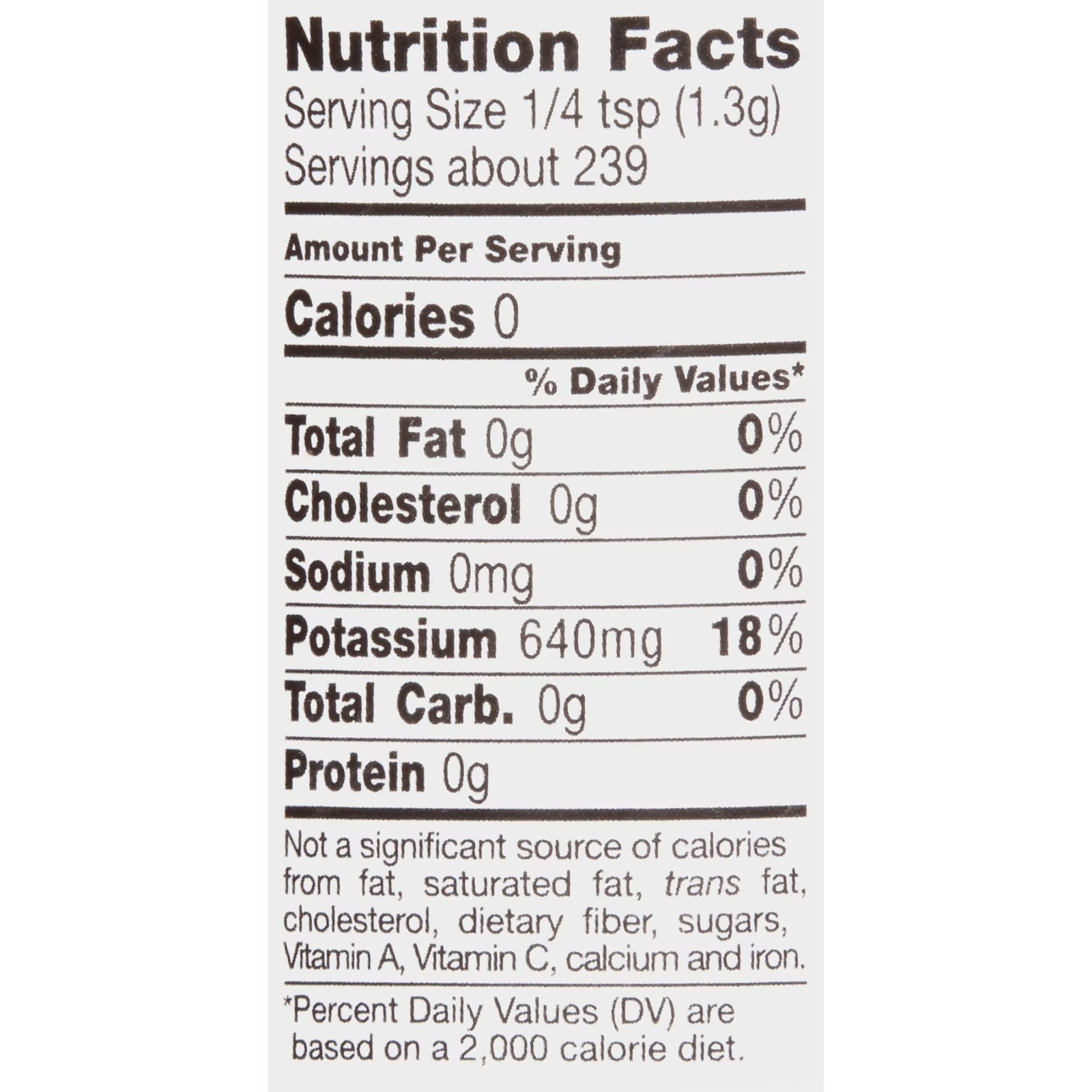 NoSalt Original Sodium-Free Salt Alternative, 11.0 oz Bottle
