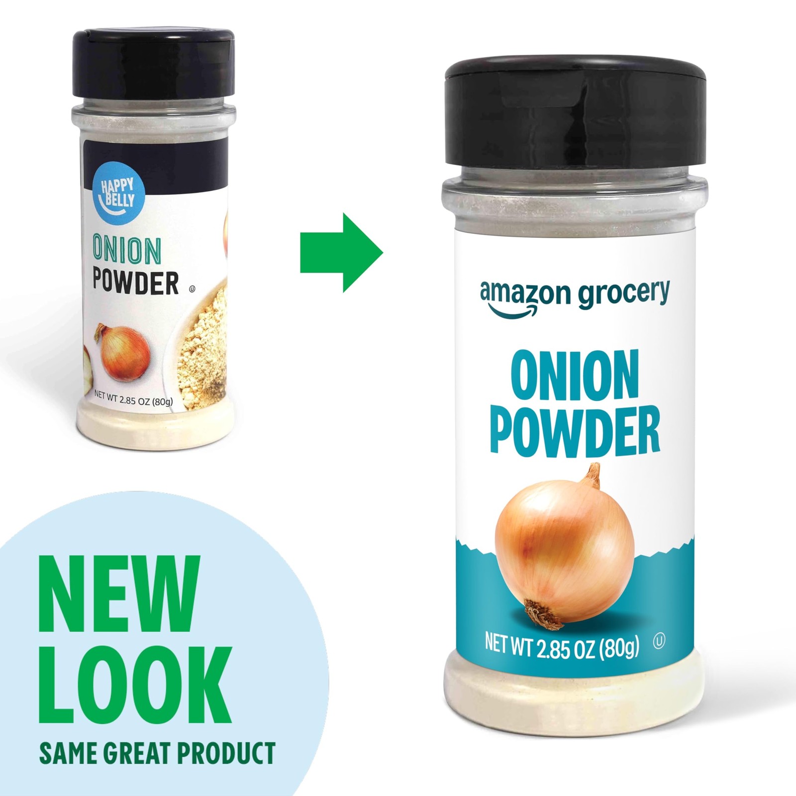 Amazon Grocery, Onion Powder, 2.85 Oz ounce (Pack of 1)