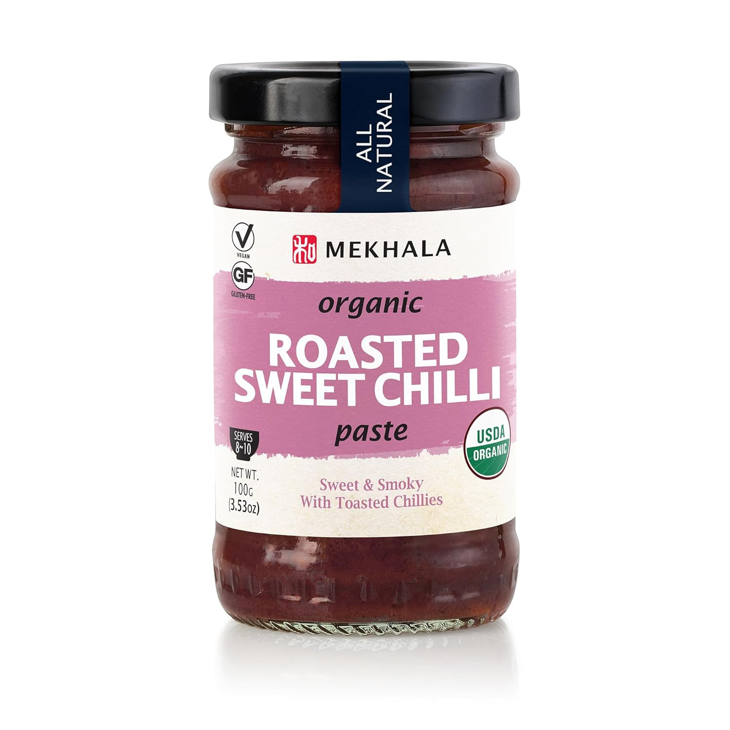 Organic ROASTED SWEET Chili Paste Condiment Gluten-Free Versatile Vegan Versatil