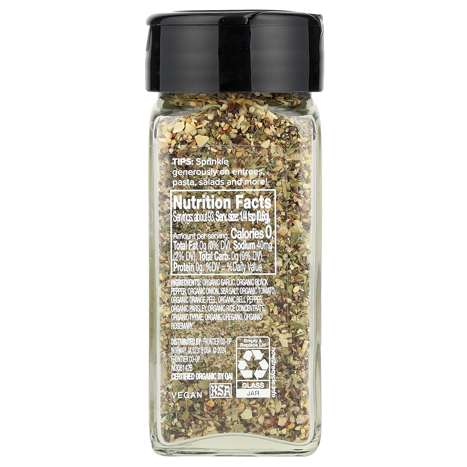 Spice Right Everyday Blends, Garlic Herb, 2 oz (56 g)