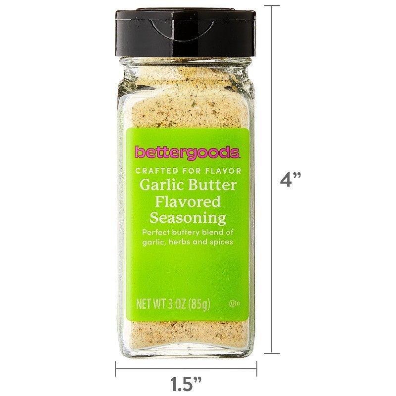 (3 pack) bettergoods Garlic Butter Flavored Seasoning, 3 oz