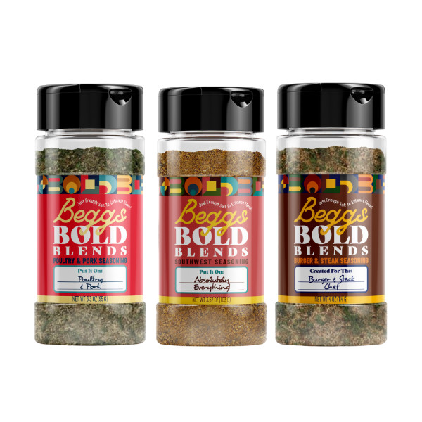 Beggs Bold Blends Frontier Trio (low sodium) GIFT SET Spices