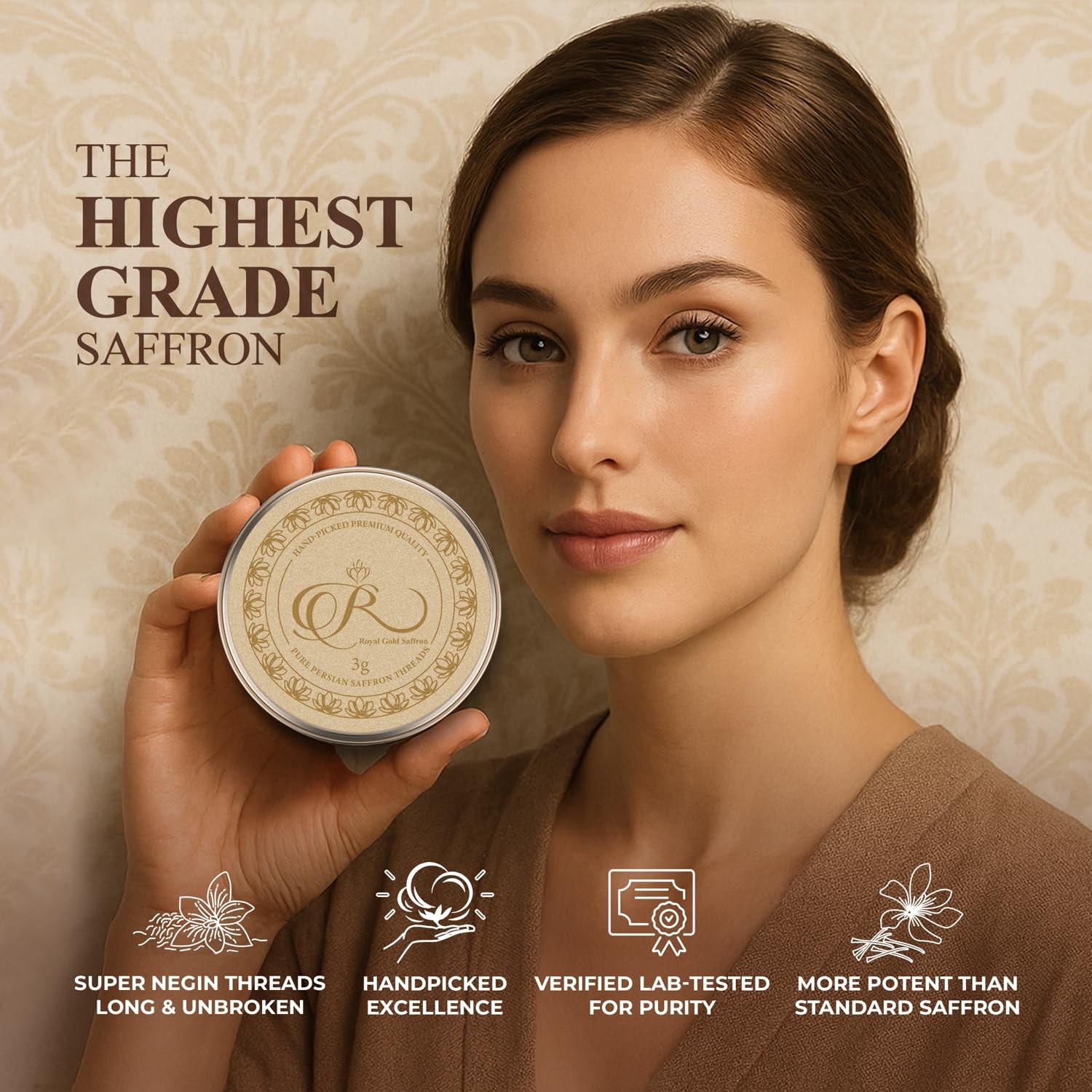 – Premium Super Negin Saffron Threads, Grade A+ | Gourmet Chef’s Select Spice…