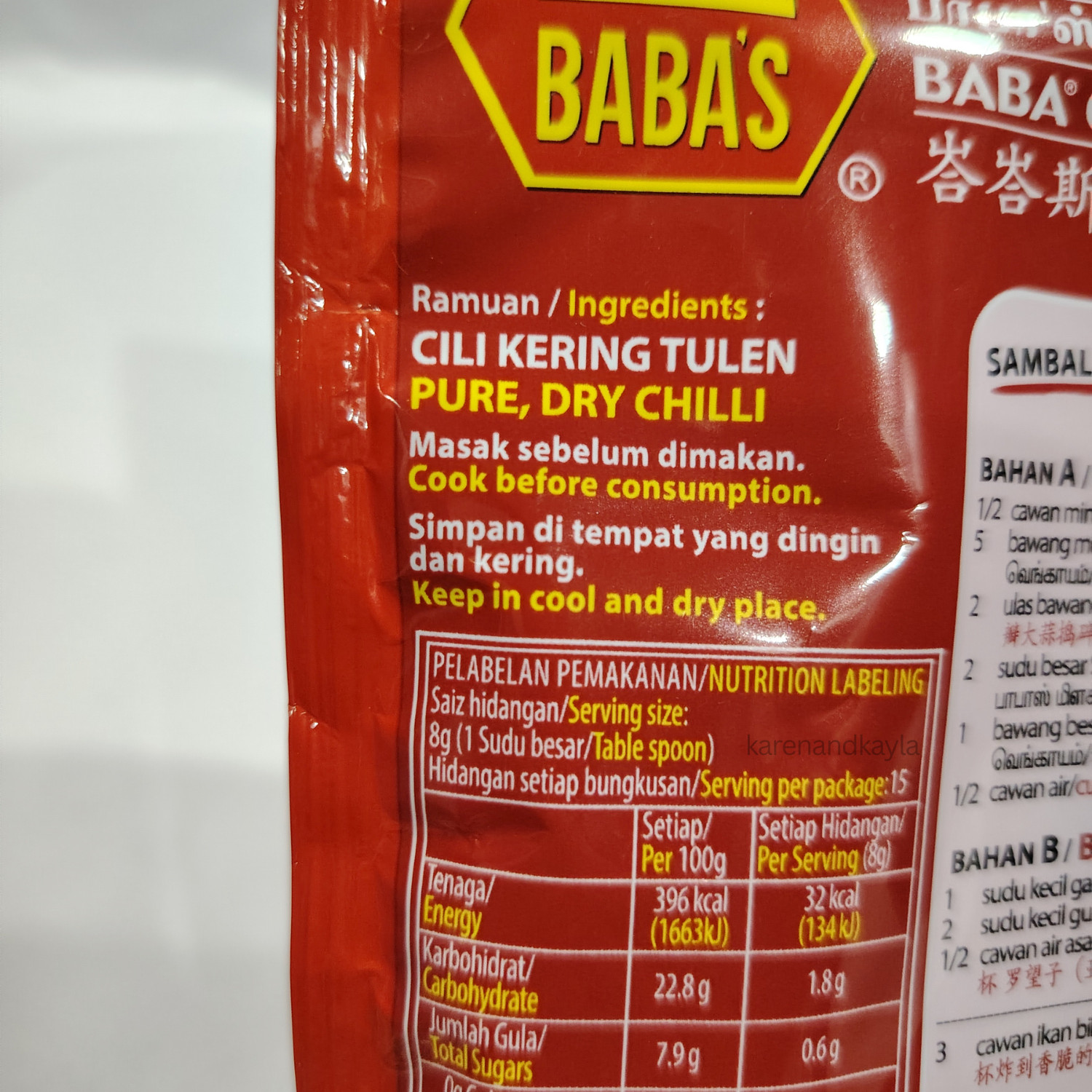6-Combo BABA’s Cooking Mix Spices CHILLI TURMERIC CURRY Powder 125g Halal Vegan