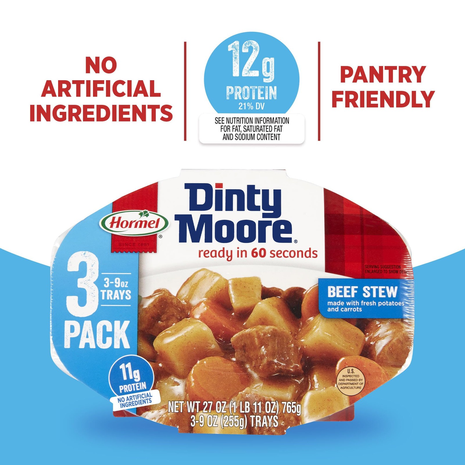 Compleats Dinty Moore Beef Stew, 9 Ounce (Pack of 3) 9