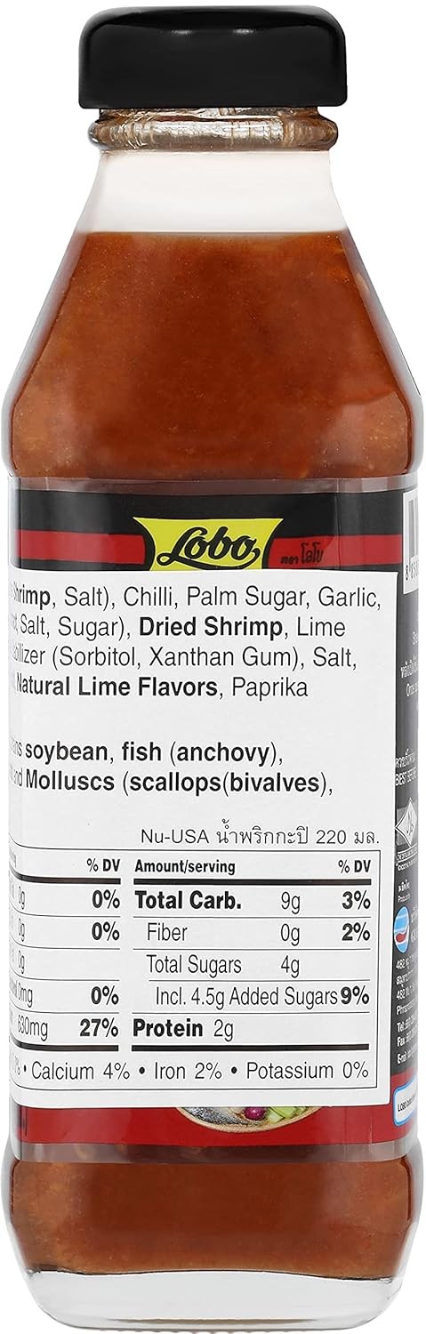 Lobo Thai Spicy Shrimp Paste Sauce (Nam Prik Kapi)