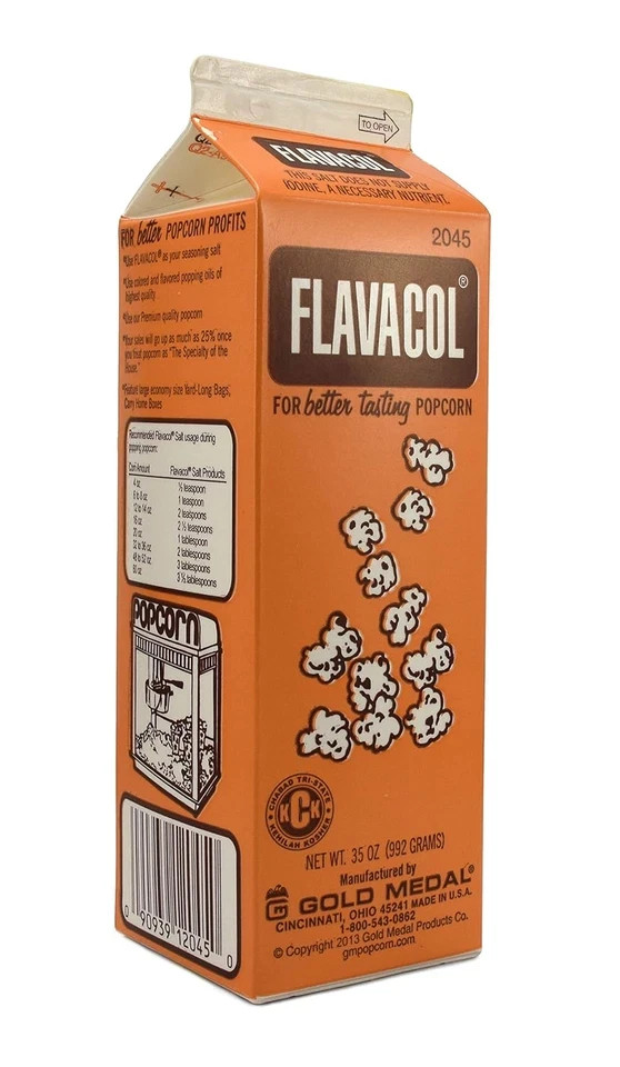 Gold Medal Prod. 2045 Flavacol Seasoning Popcorn Salt 35Oz.