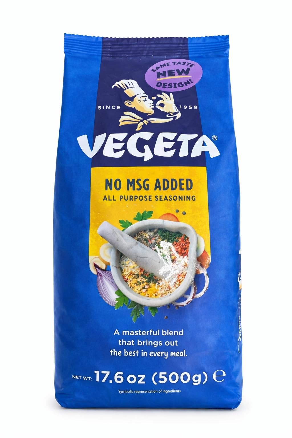 Vegeta, Gourmet Seasoning, No MSG, 17.6oz 500g bag 17.6 Ounce (Pack of 1)