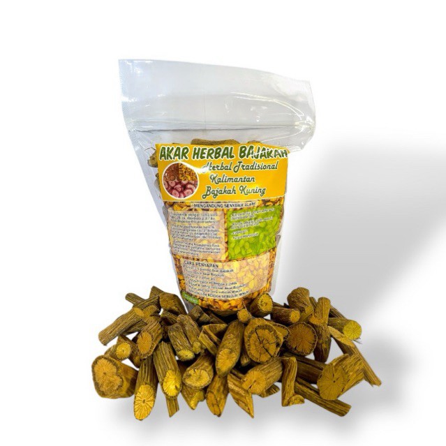 Bajakah Kuning root 500g dried herbal pieces natural aroma ritual