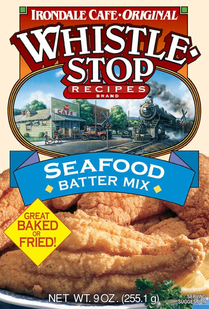 Original WhistleStop Cafe Recipes | Seafood Batter | 9-oz. | 3 Boxes