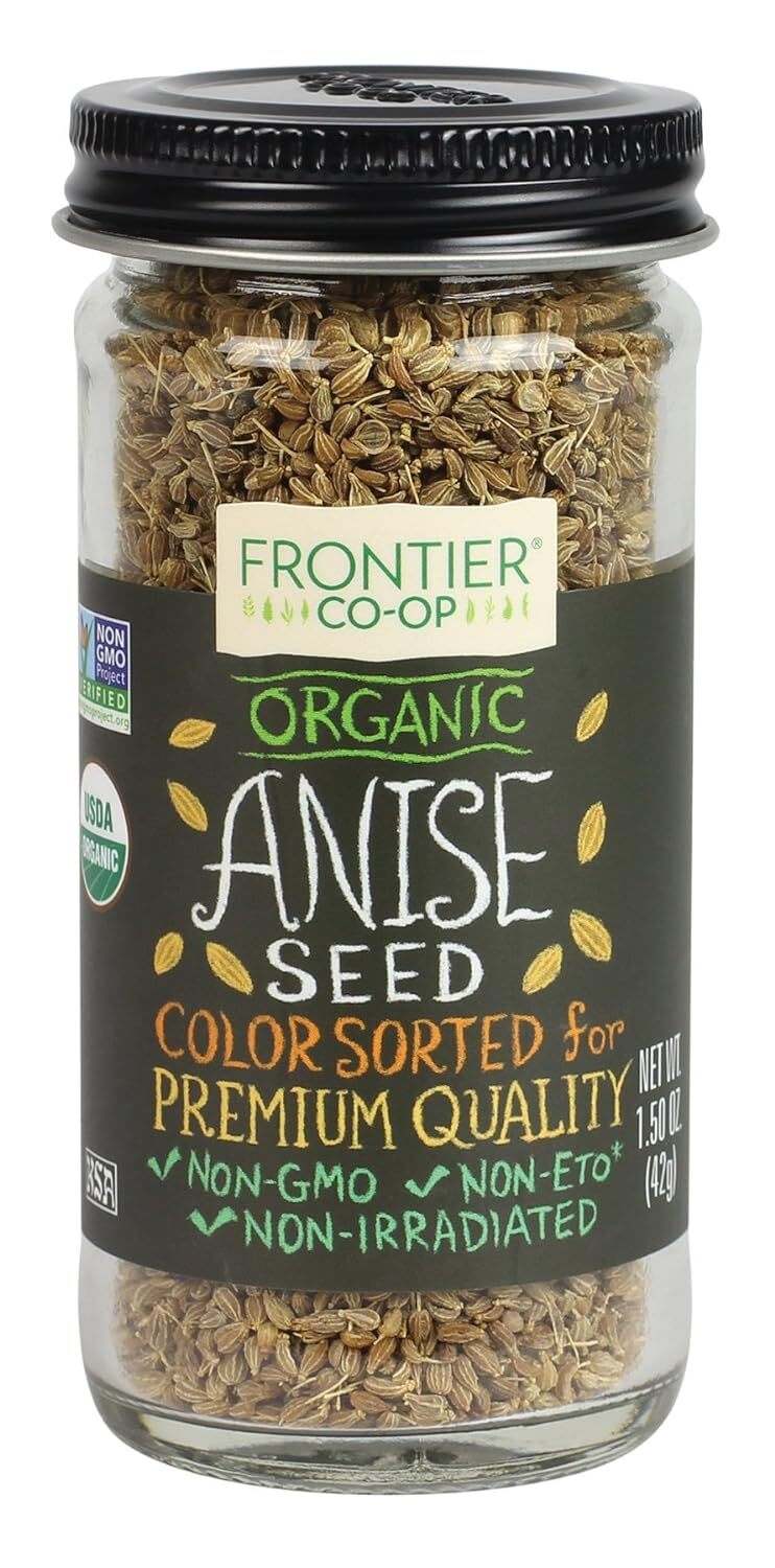 Frontier Nat Prod Co-op Anise Seed Og2 Whole 1.5 OZ