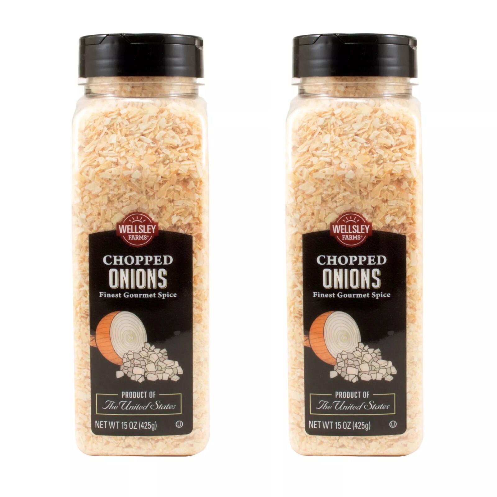 Pack Of 2, Wellsley Farms Chopped Onions, 15 oz. (Not For California)