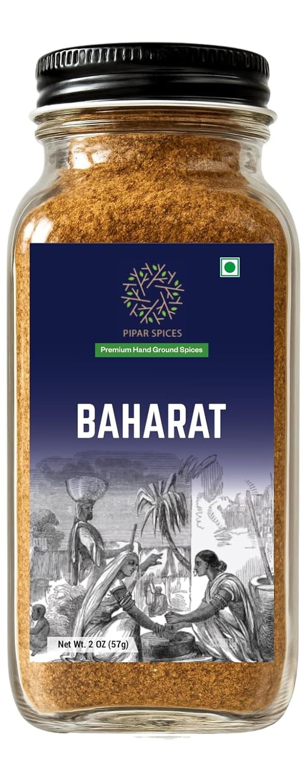 Baharat – Eastern Mediterranean Spice Blend, Glass Bottle, 2 Oz (57G) | Hand-Sto