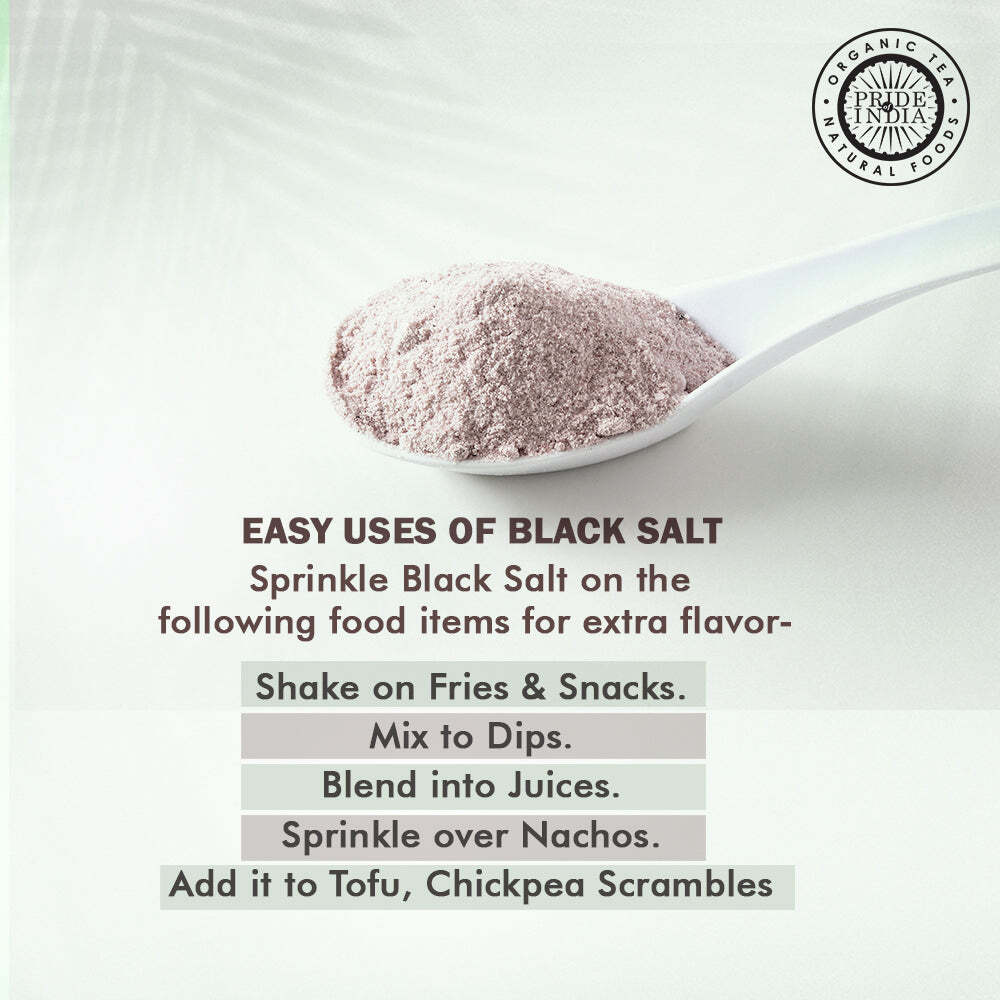 Himalayan Black Rock Salt (Kala Namak) – Extra Fine Grind