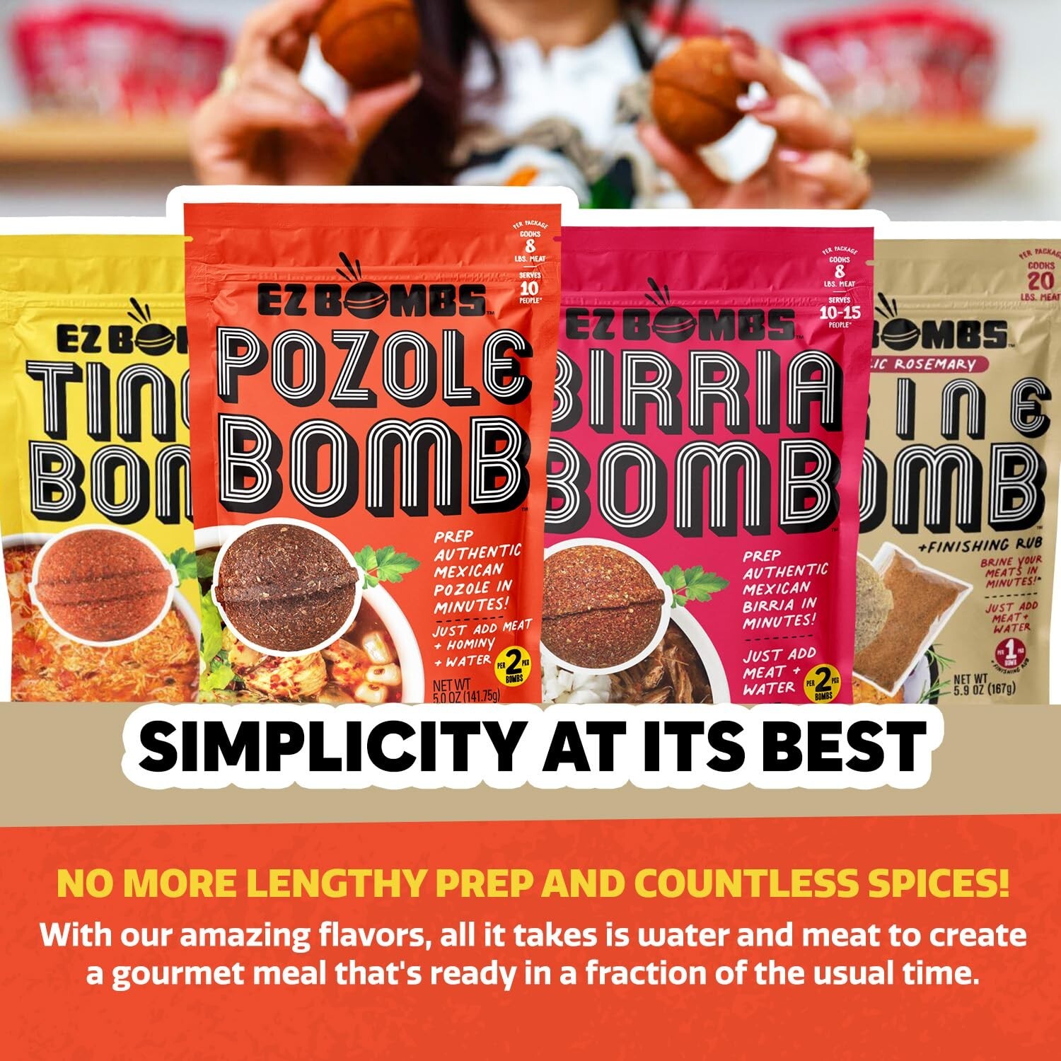 Pozole Bomb Seasoning Pack of 2 – Authentic Mexican Soup Mix for Quick Meals