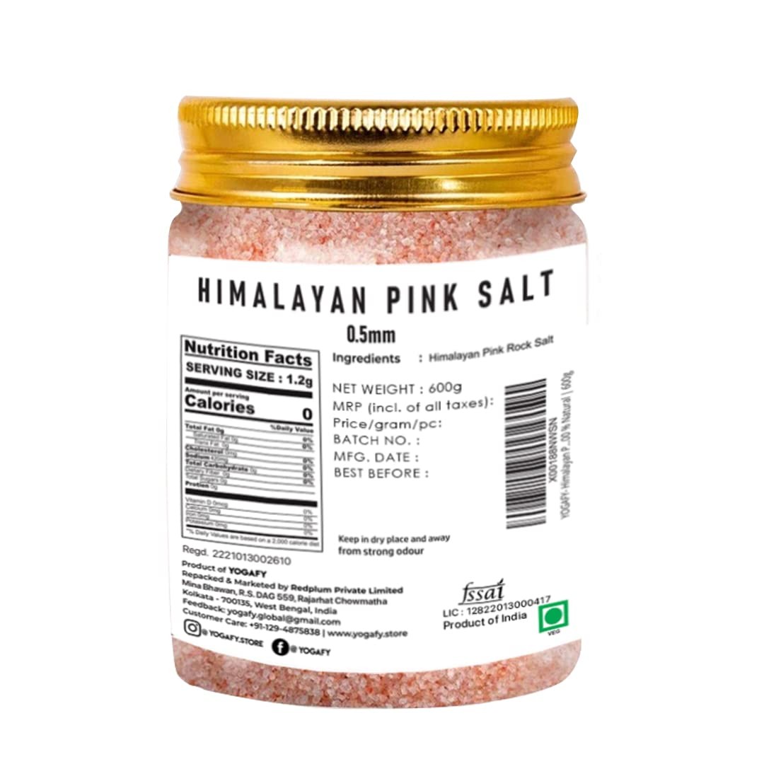Yogafy Himalayan Pink Salt 600gm