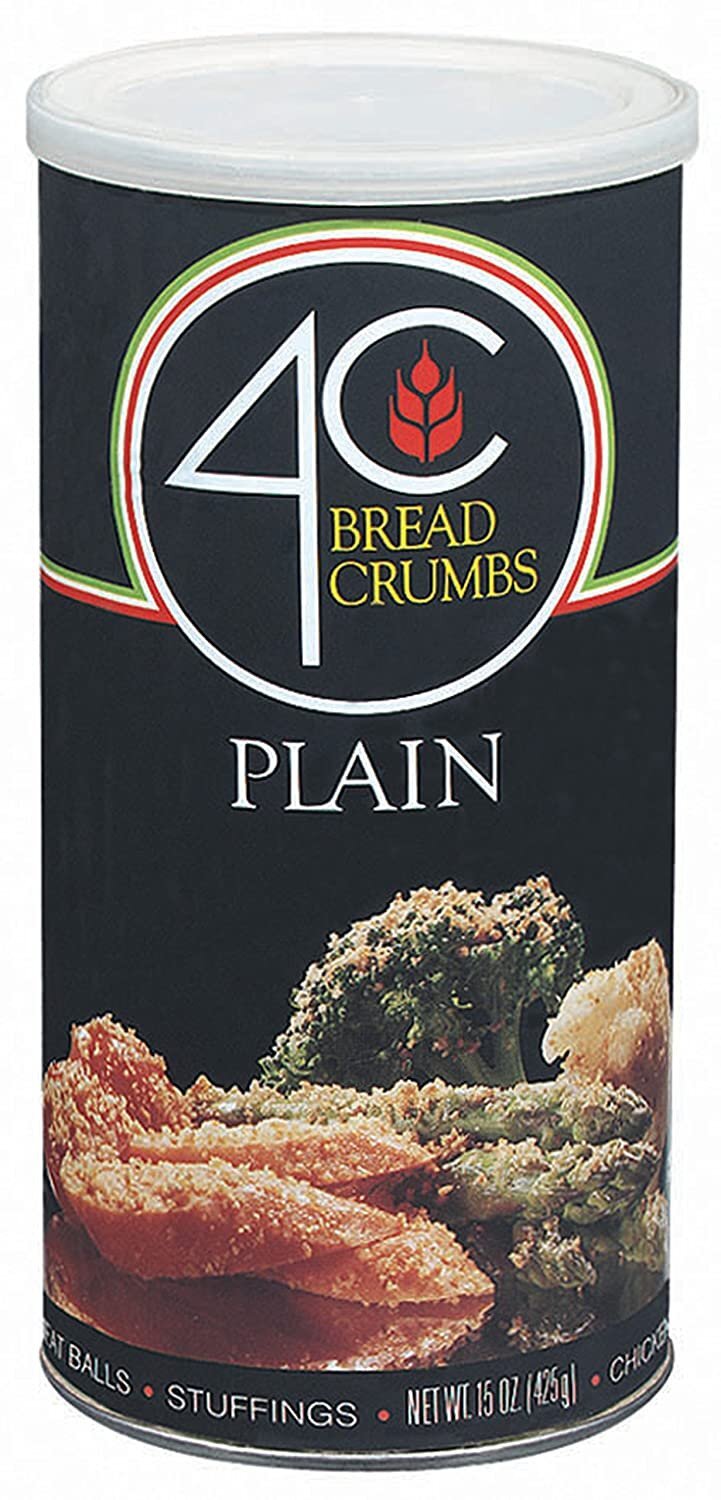4C Premium Bread Crumbs, Plain, Regular & Gluten Free, Flavorful Crispy…