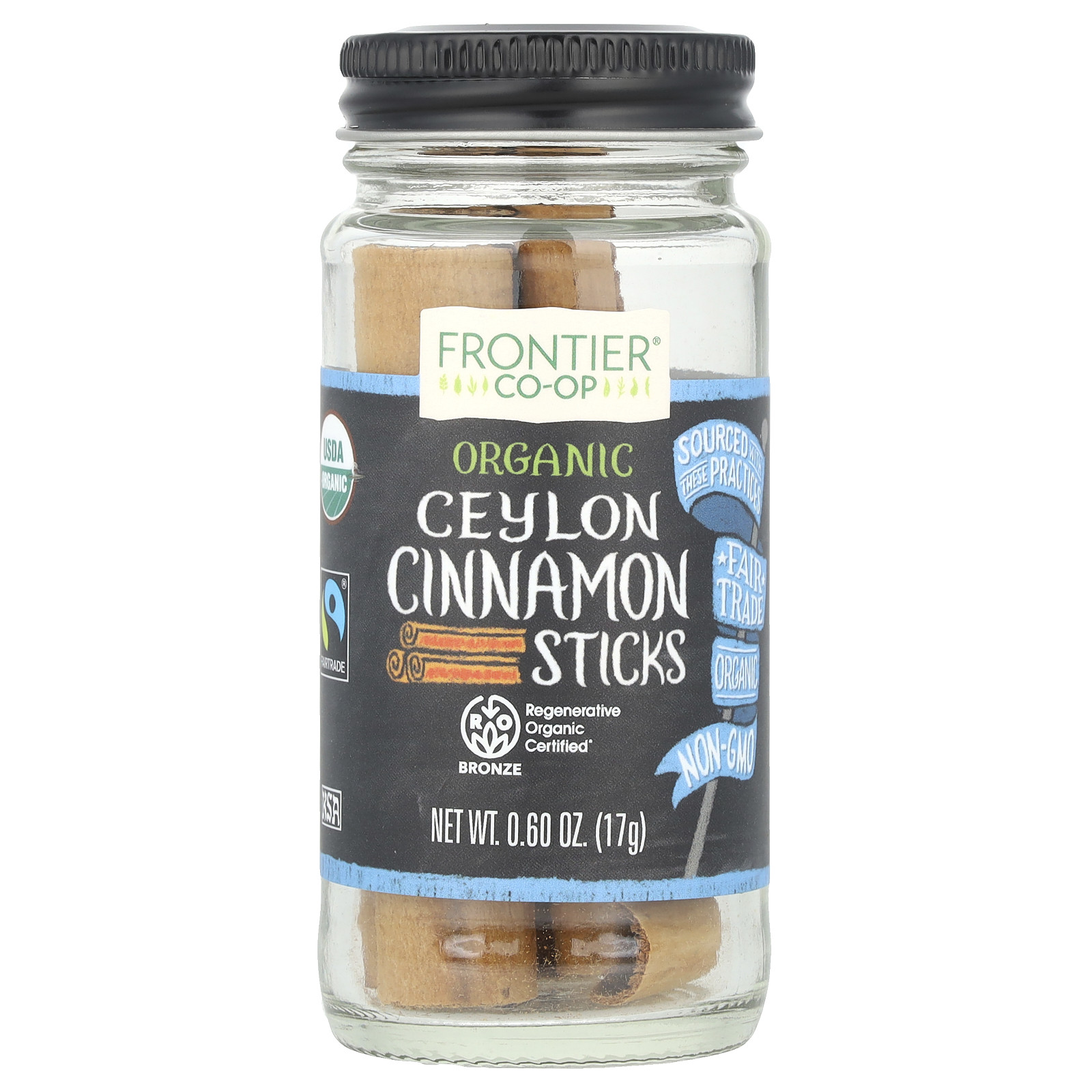 Organic Ceylon Cinnamon Sticks, 0.6 oz (17 g)