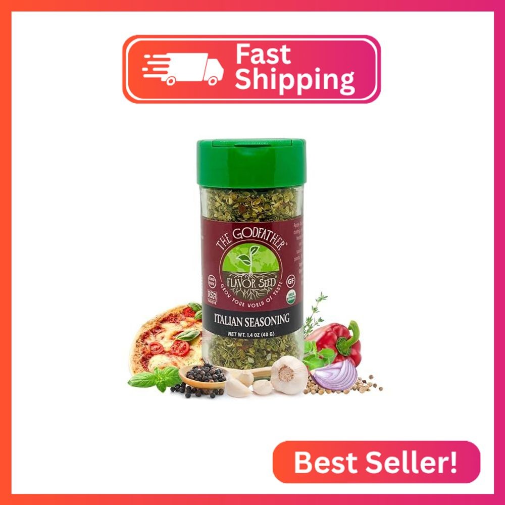 Organic Italian Seasoning, The Godfather by Flavor Seed, Mediterranean Blend of