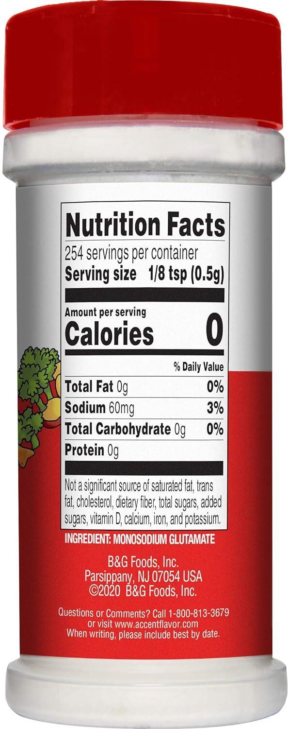 Ac’cent All Natural Flavor Enhancer, 4.5 Ounce