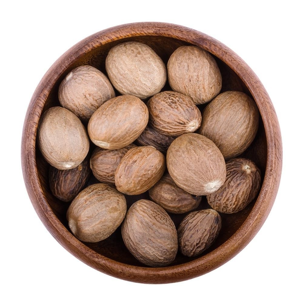 Jaiphal Asli Whole Nutmeg Premium Grade Aromatic Spices for Cooking and Ayurveda