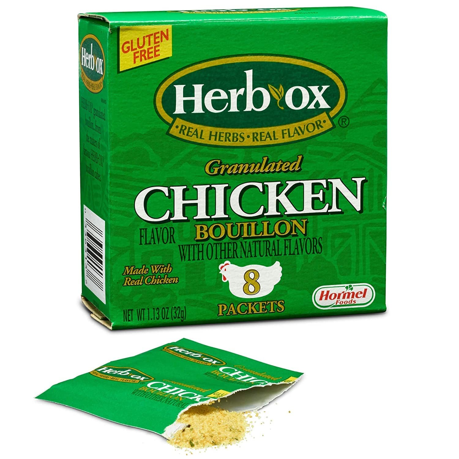 Herb-Ox Granulated Chicken Bouillon Instant Broth & 1 Count (Pack of 6)
