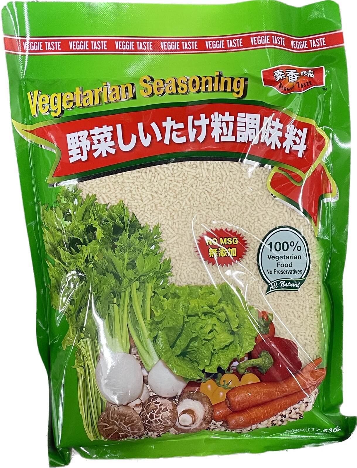 17.63oz Veggie Taste Vegetables Mushroom Seasoning – No MSG – No Preservatives