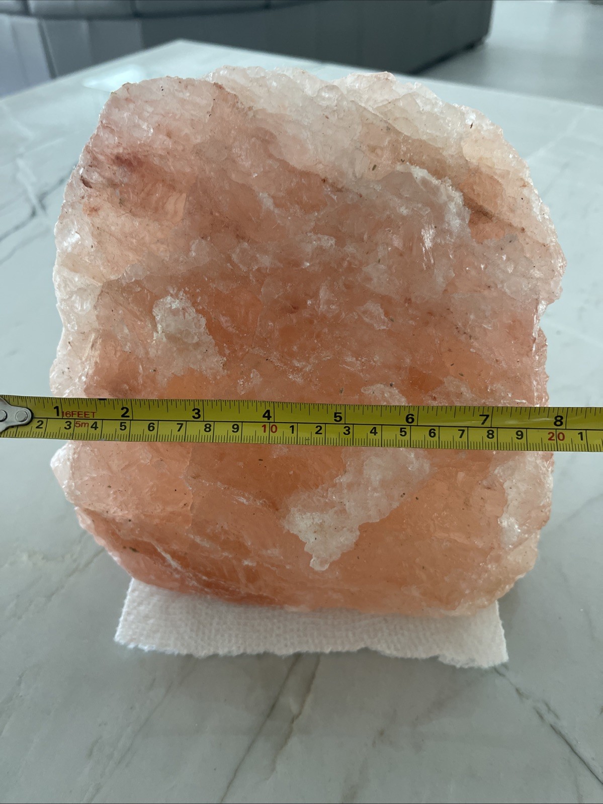 Solid pink himalayan salt rock, Over 18lbs! Never Used, Stored In A Dry Enviro