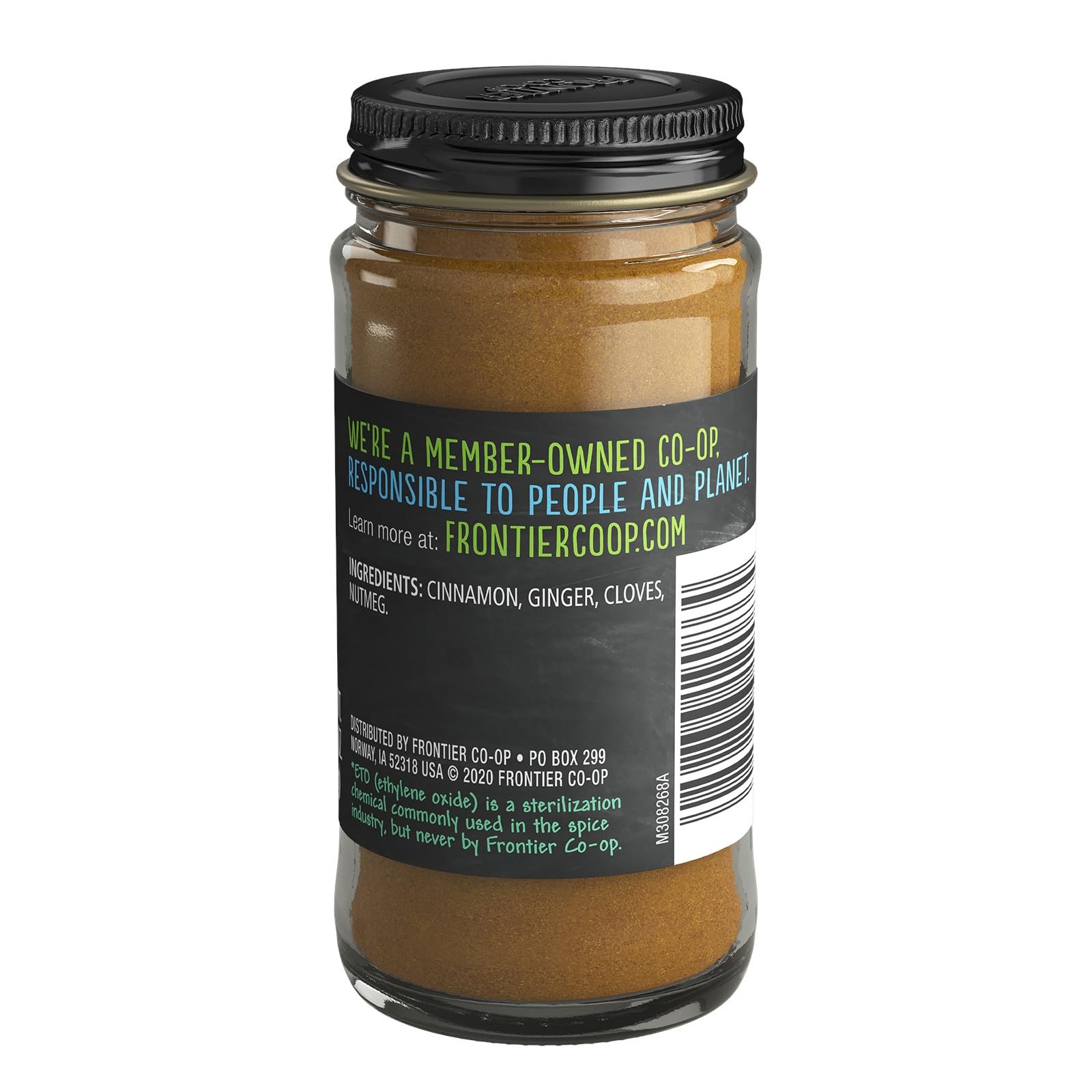 Frontier Spice Pumpkin Pie Spice 1.72 Ounce Kosher Non GMO Versatile Flavor