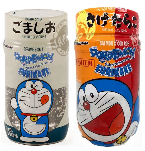 Japan Doraemon Furikake “Sesame Salt” and “Salmon Cod Roe” Rice Seasoning Mix