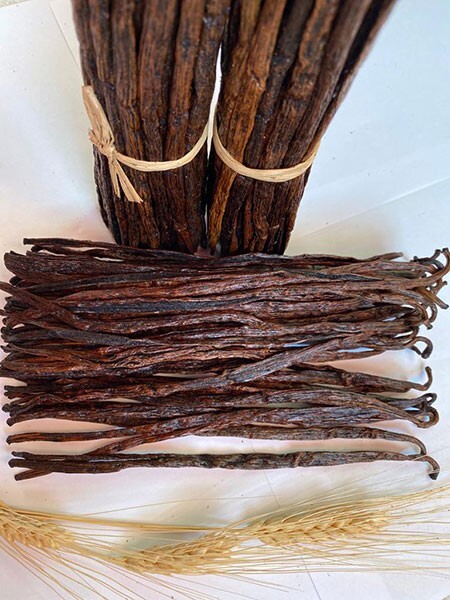 Organic FairTrade Madagascar Vanilla Beans Red Splits and Wholes Extract Grade