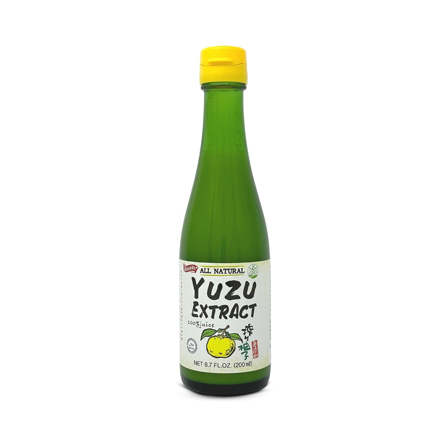 Shirakiku Yuzu Extract – Pure Yuzu Juice – 6.76 Fl Oz for Baking Drinks