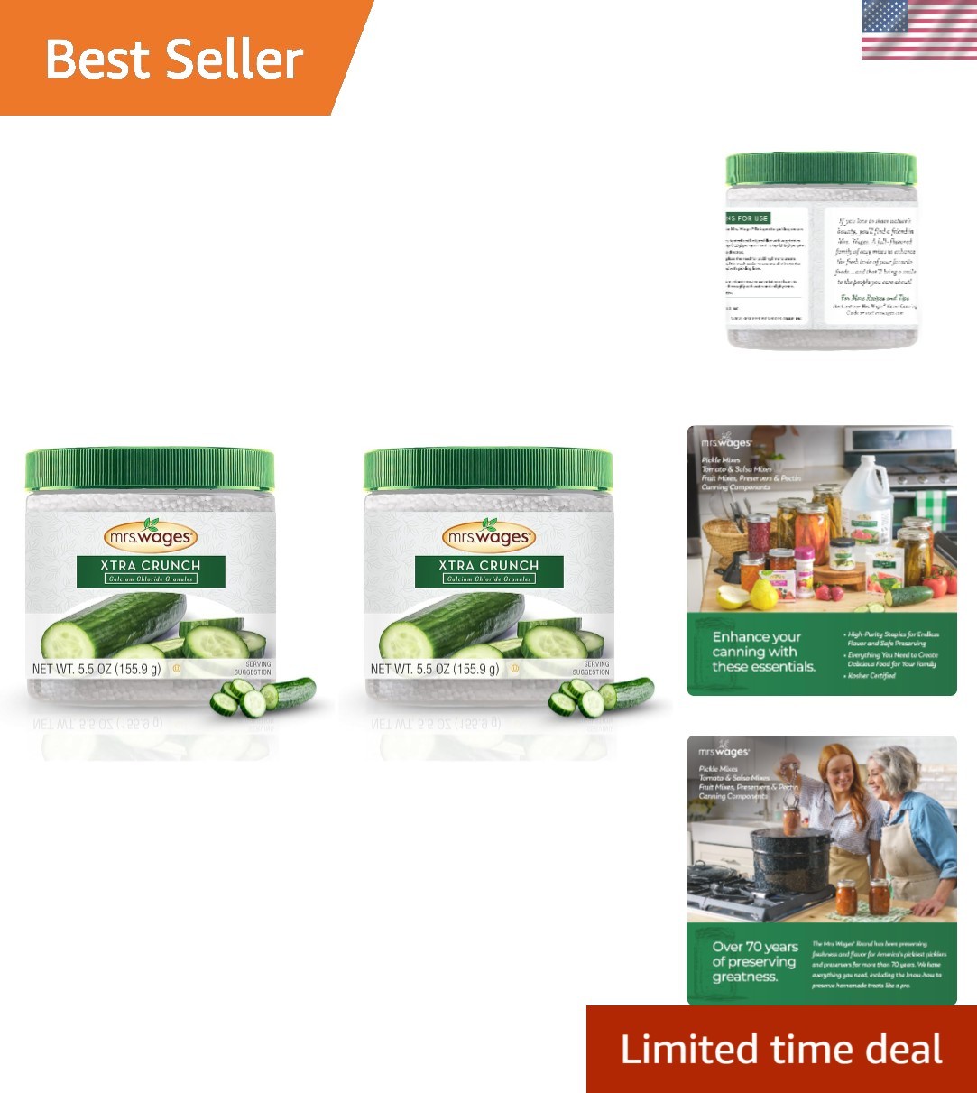 Pickle Mix,Xtra Crunch,Easy-To-Use,Fast Results,Great Taste & Crispness,Ensur…