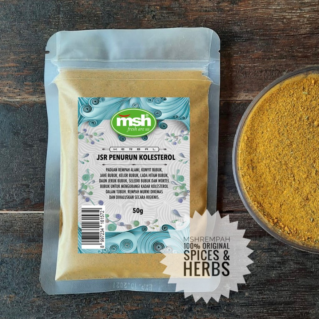 JSR Herbal Spice Mix Powder 50g multi-botanical culinary blend jar