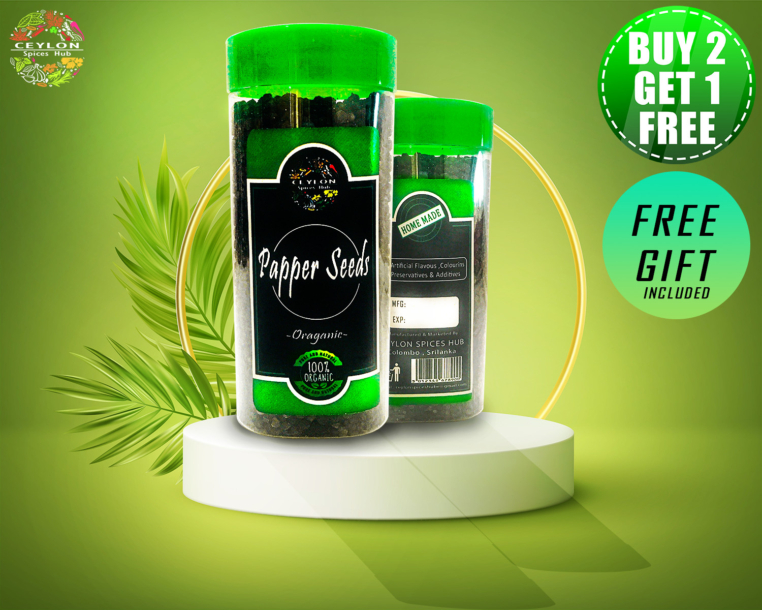 Ceylon Organic Black Pepper Seeds High Quality Natural Seeds “Buy 2 Get 1 Free”